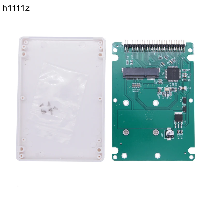 mSATA to IDE Enclosure Case Box mSATA to 2.5inch IDE 44PIN High Speed Hard Disk Case MINI PCI-E SSD Solid State External Adapter