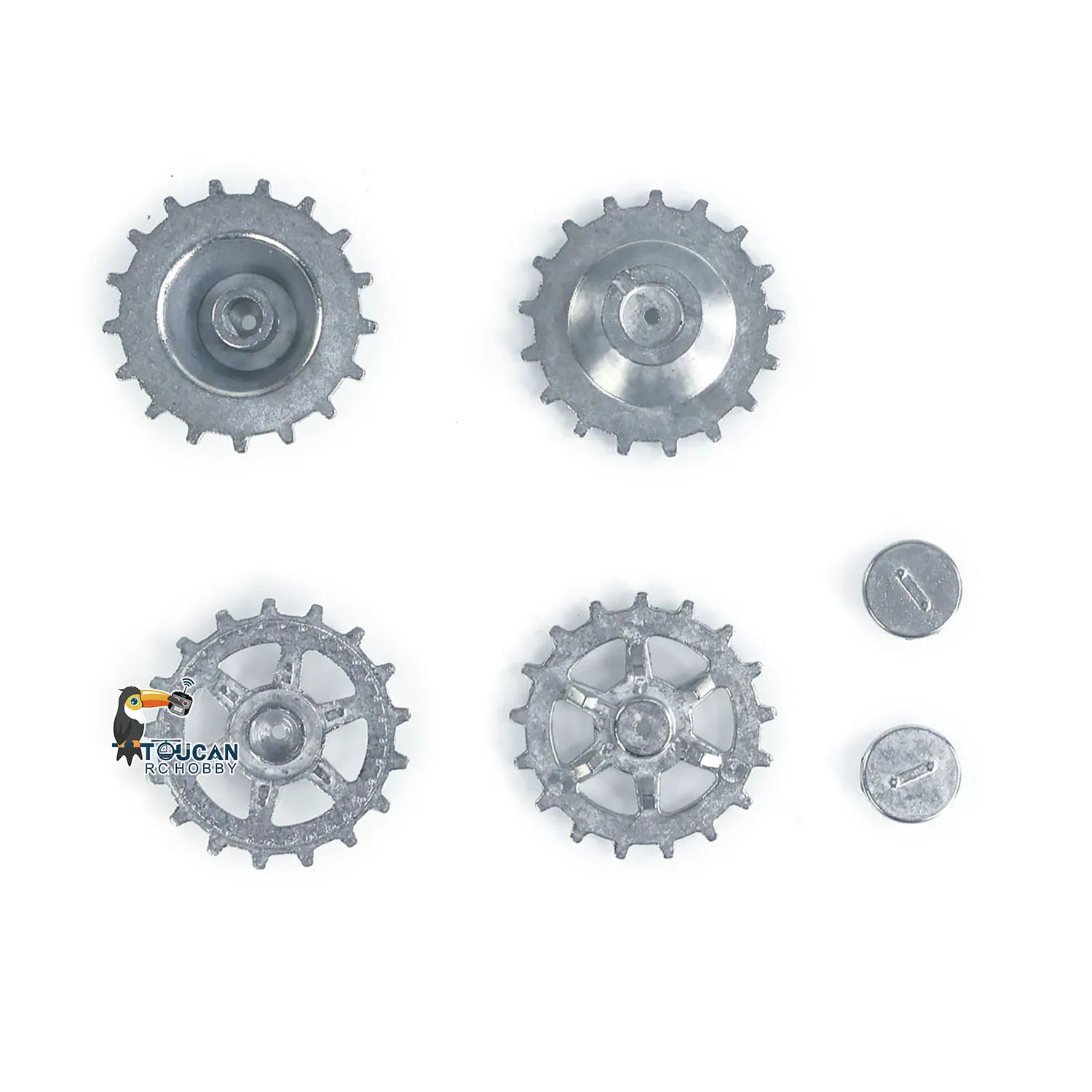 RC Onderdelen Metalen Tandwielen Rijden Rondsel voor HengLong 1/16 RC Tank 3869 3879 Duitse Panther G Jadpanther RC Panzer Model