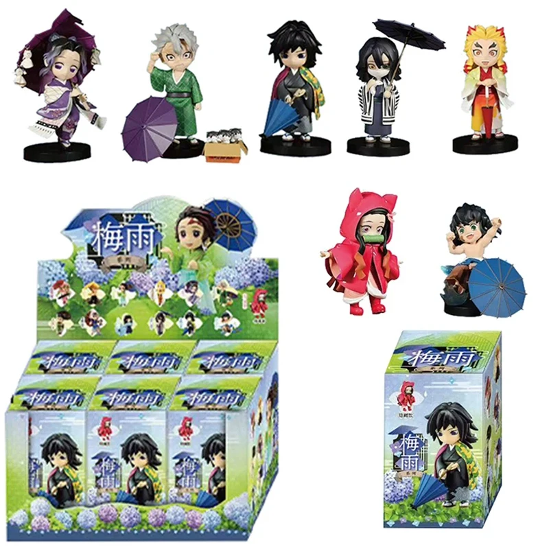 

НОВИНКА: Фигурки аниме Demon Slayer (Клинок, рассекающий демонов) — серия Kimetsu No Yaiba, коллекционная фигурка-сюрприз (Blind Box) «Сливовый дождь», модель воина, игрушка-фигурка.