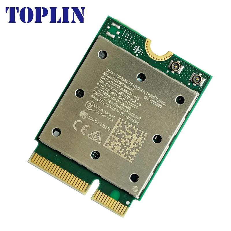 Imagem -03 - Placa de Rede Wifi com Adaptador sem Fio Melhor Que 6e Wlan Apenas para Win 11 Qcncm865 M.2 Bluetooth 5.3 até 5.8gbps 7