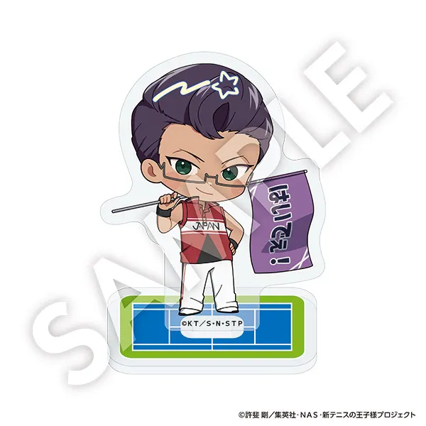 The New Prince of Tennis 10cm Ryoma Echizen Antonio da Medanore Acrylic standing Keychains Desktop Ornament Souvenir
