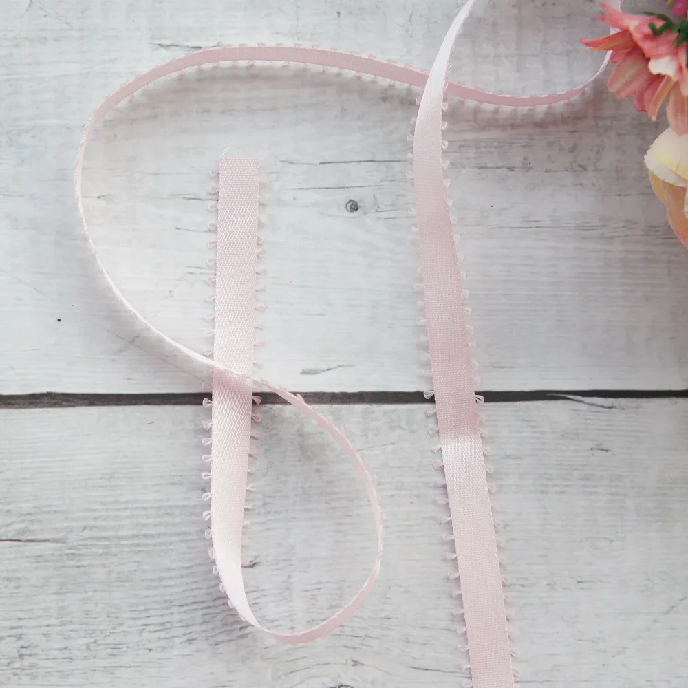 light pink 1 cm wide 10M long ribbon for gift decoration DIY gift wedding birthday packaging use