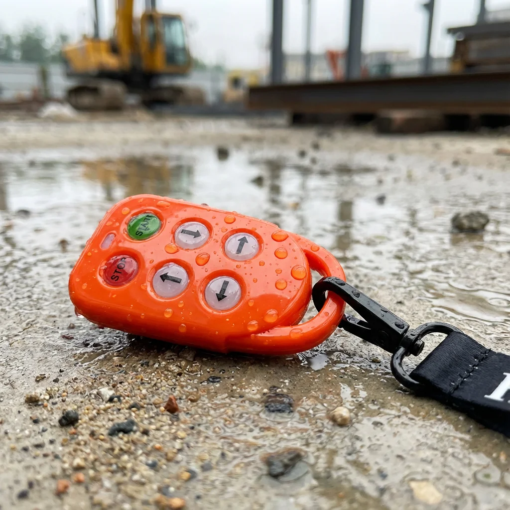 M4 Industrial Radio Remote Control Start/Stop Directional Buttons Rechargeable for Electric Hoist