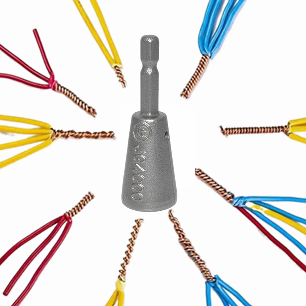 الملتوية تويست كابل جهاز سداسية مقبض تدور تويست سلك مقبس توصيل كابل كهربائي الإعصار لسائقي حفار كهربائي #4