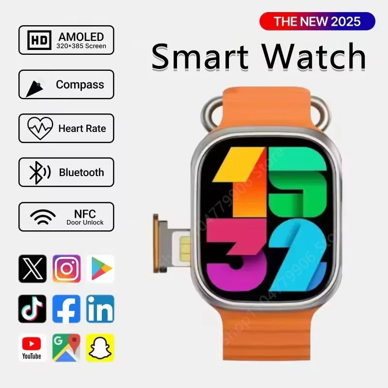 

Смарт-часы DW88, AndroidGPS, карта Google Play, шагомер, трекер сна, управление SIM-картой, система S10