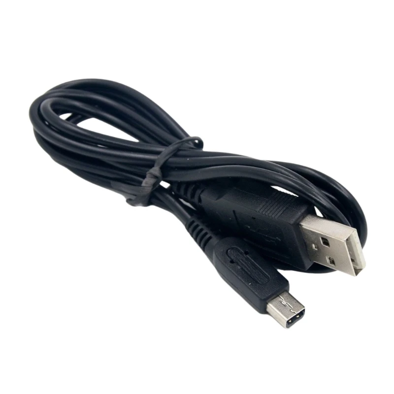 Flexible 1.2m/3.9ft Charging Cord Wire for 3DS Game Console Safe and Travel Friendly Power Solution Support Data Sync