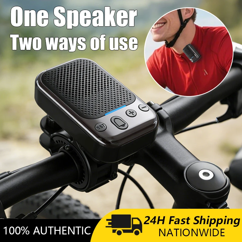 

Портативная Bluetooth-колонка 2-в-1 с магнитным креплением на велосипед, водонепроницаемая (IPX7), для активного отдыха, мини-громкоговоритель