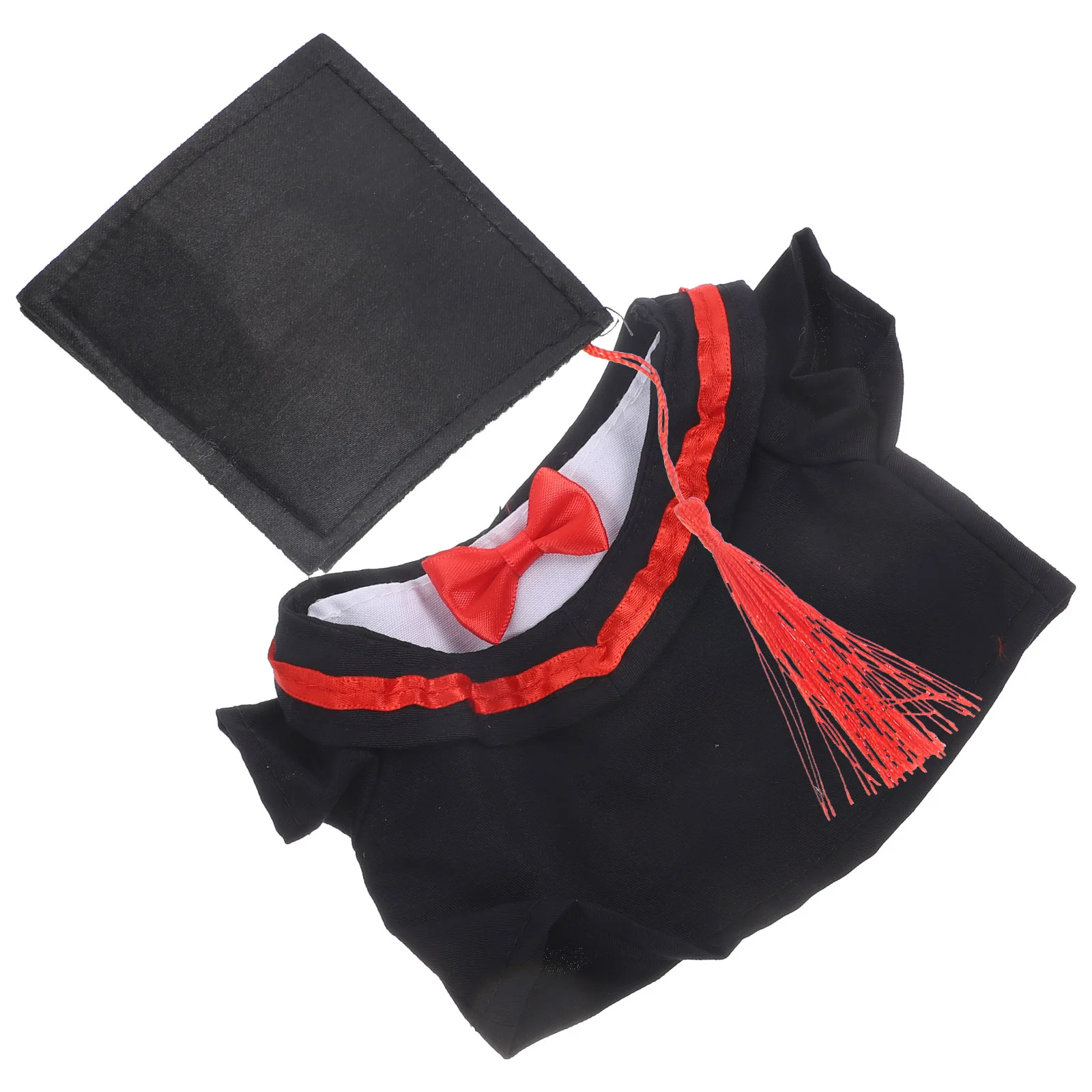 

Graduation Gown Clothes Hat Garment Costume Decor Clothing for Dress up Accessories