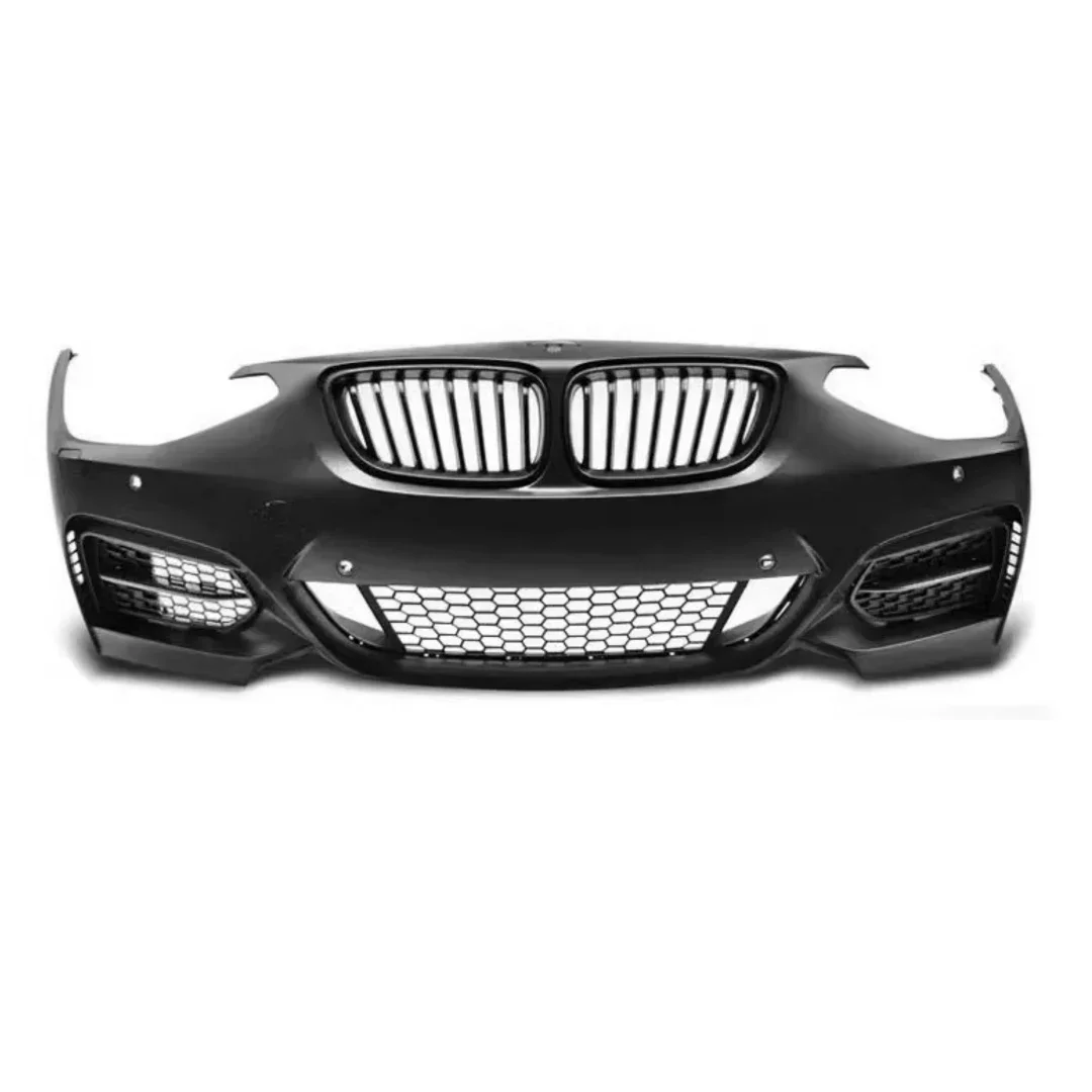 

PP Body Kit Front Bumper Grill Mask Radiator Grille for 1 Series 118i 2012 2013 Modified F20 M235 Style Auto Accessories