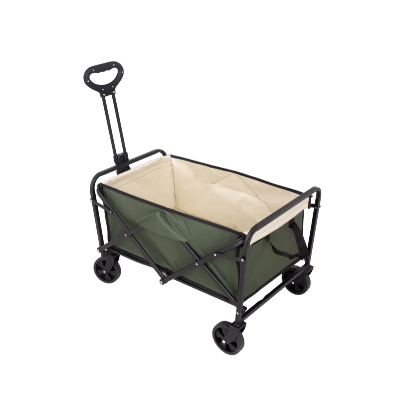 

Metal Camping Foldable Trolley Utility Foldable Wagon Camping Wagon Portable Outdoor Wagon Trolley