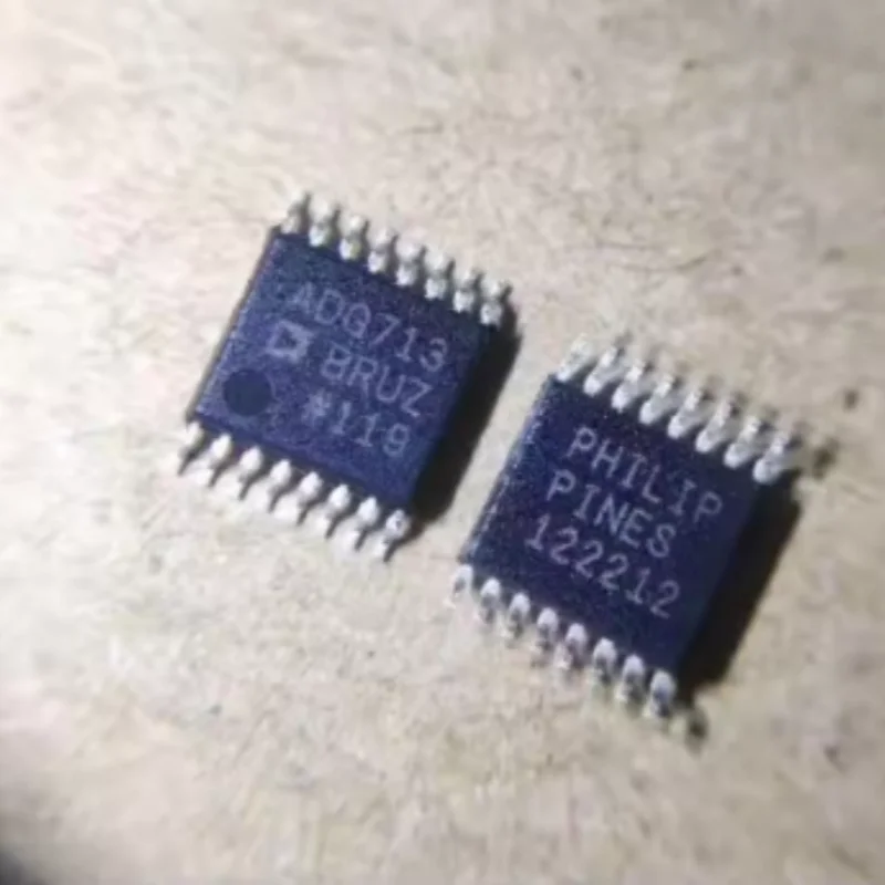 10PCS ADG713BRUZ 4‑Channel Analog Multiplexer Switch TSSOP‑16 Original New Electronic Components IC Chip