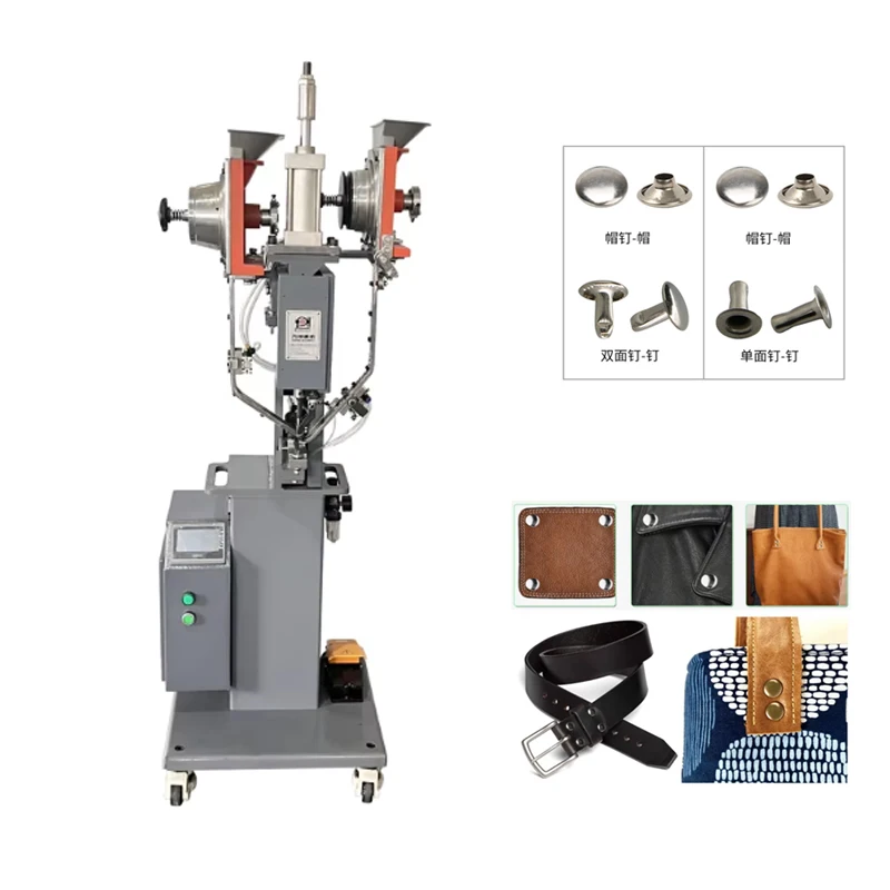 ATV&UTVJZ-989MMQ Pneumatic Automatic Shoe Riveting Machine for Sandal / Clog Production / Eva Slippers