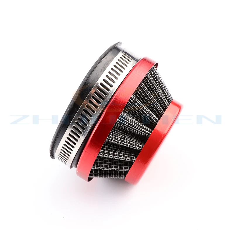 38mm 42mm 44mm 50mm 58mm Air Filter Clearner For Gas Motorized Bicycle Push Mini Moto Pocket Bike ATV Quad 4 Wheeler Motorcycle