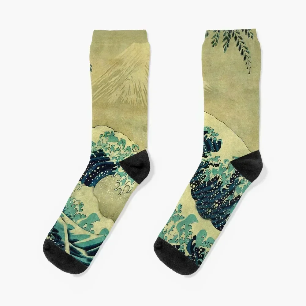 

The Great Blue Embrace at Yama Socks Novelties christmass gift hiking valentine gift ideas Socks Men's Women's