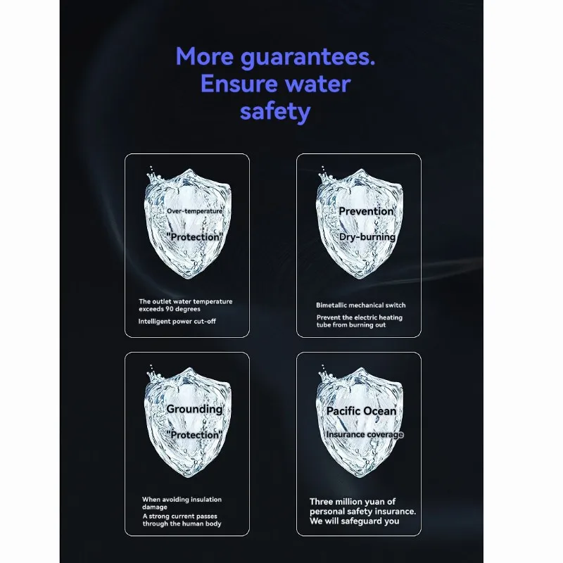 LITE-조절 가능한 온도 즉시 전기 온수기, 영국 플러그가 있는 3500W 미니 탱크리스 샤워 히터