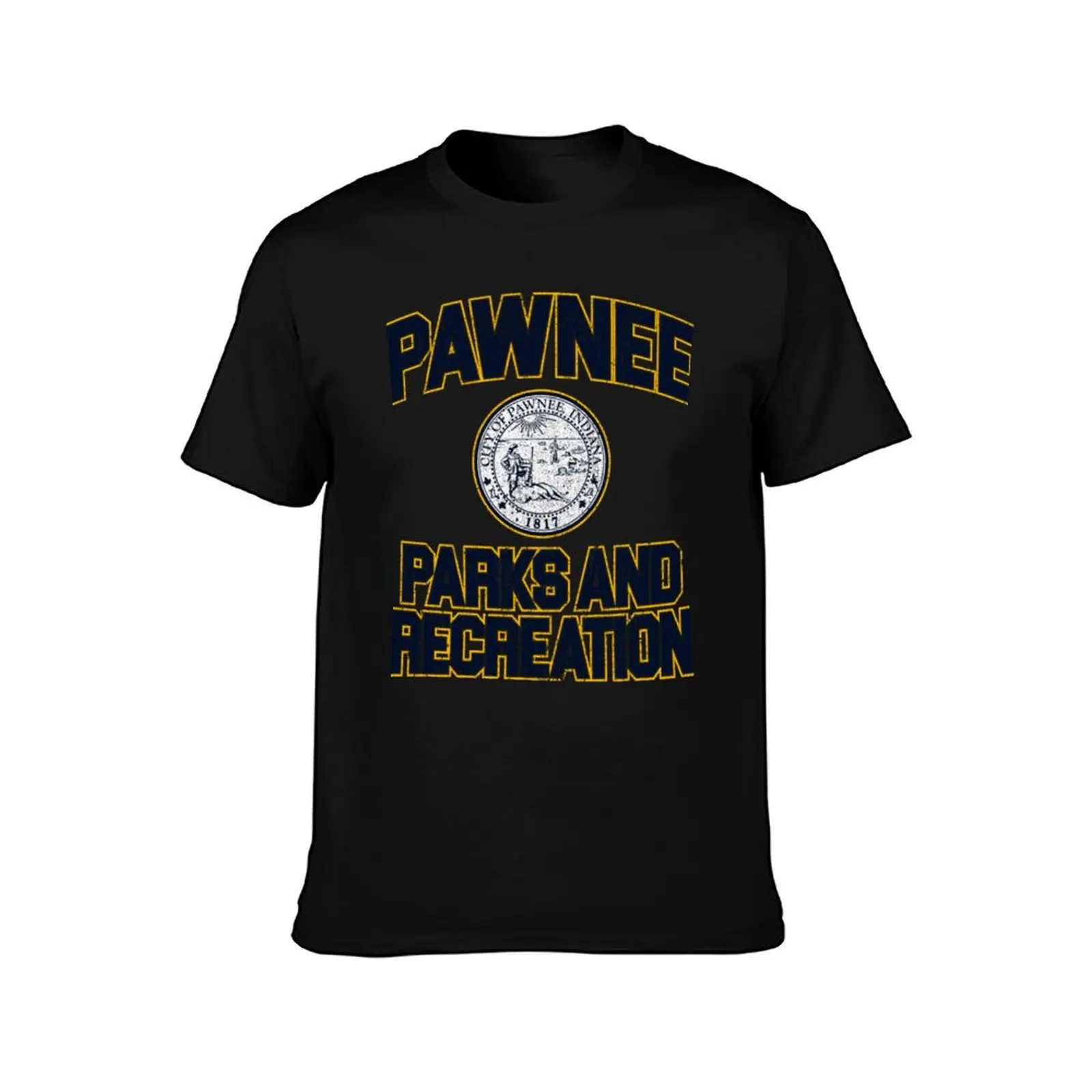 Pawnee Parks and Recreation Variant T-Shirt Urban Style Casual Short Sleeve Top T-Shirt