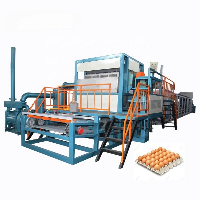 High Speed Fully Automatic Complete Production Line Paper Pulp Molding Egg Tray Making Machine Egg Tray Making Machine