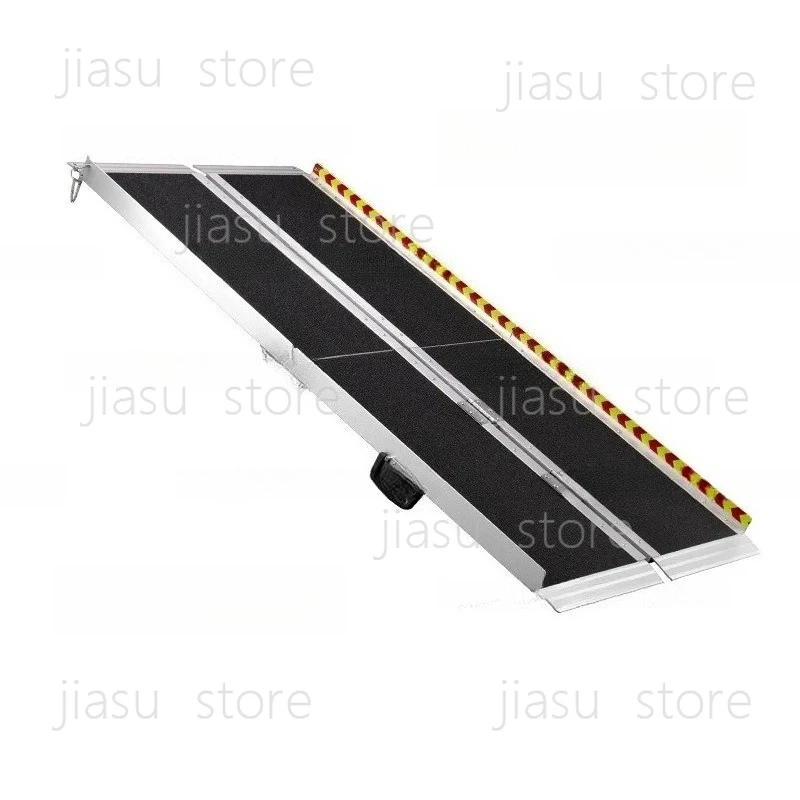 

Accessible Aluminum Alloy Portable Mobile Wheelchair Ramp Board Stair Step Board Folding Ramp Pad