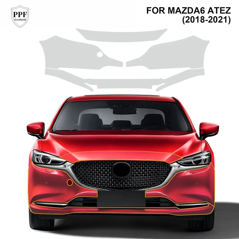 

Anti-Scratch Pre-cut Clear Matte PPF For Mazda 6 Atenza 2018-2021 TPU Car Paint Protection Film Resistant Cover Car Accessories