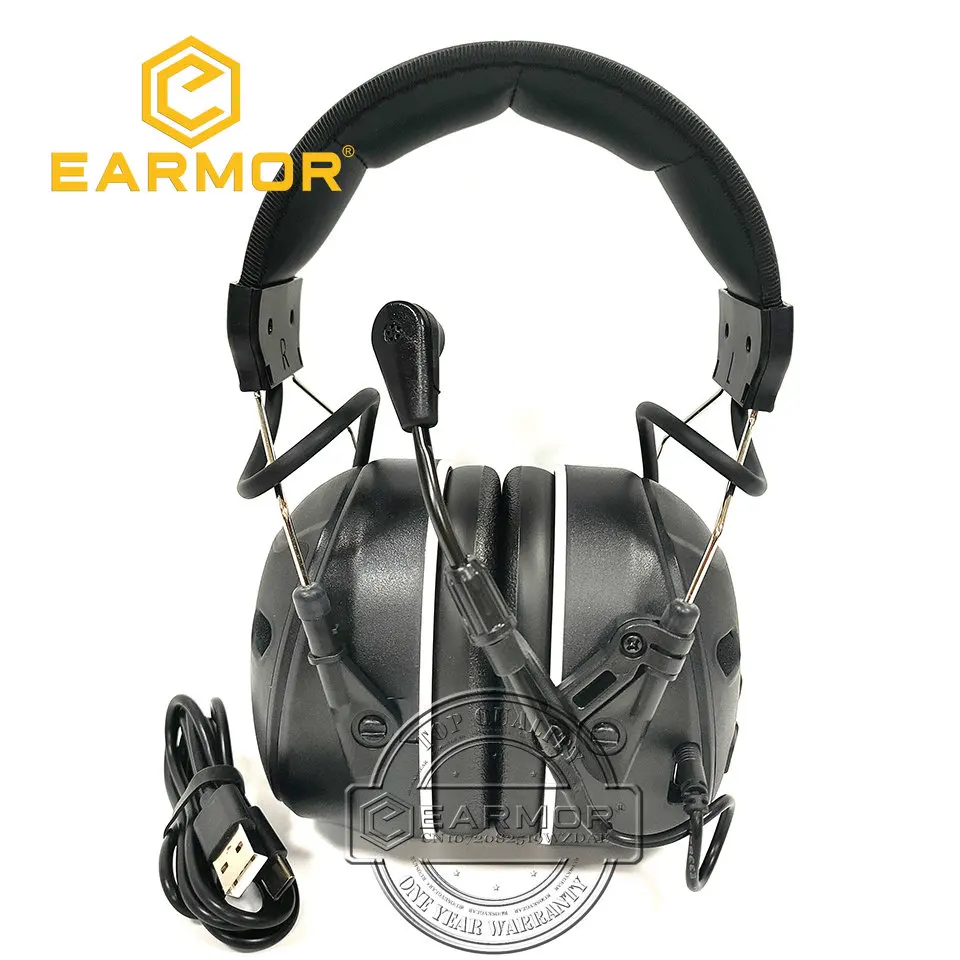 EARMOR C51 Wireless Bluetooth voice pickup and noise reduction headset Tactical communications headset shooting earmuffsNRR26