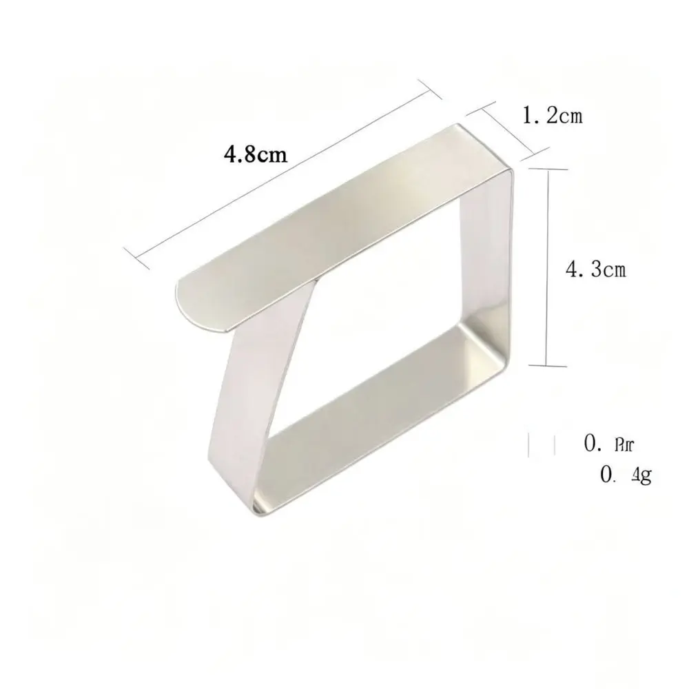 Creative Leaf Tablecloth Clips Stainless Steel Picnic Cover Holder For Outdoor Dining Garden Party Table Decor Tool