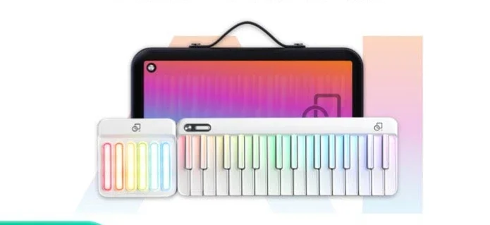 Music password Smart keyboard Automatic piano Christmas gift Beginner rainbow electronic organ