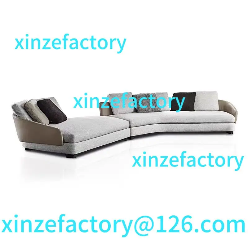 

Customizable high-end atmosphere Italian modern light luxury minimalist living room