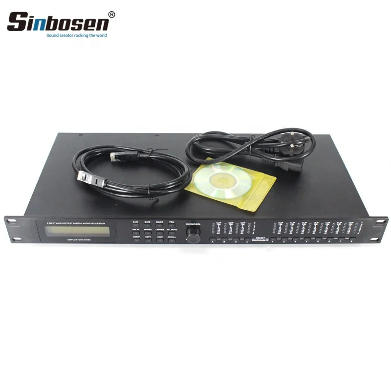 Sinbosen AD48 4 Input 8 Output DSP Audio Speaker Management Digital Processor