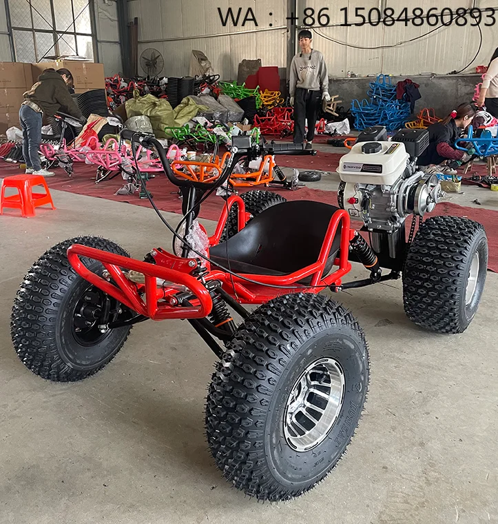 Hot sale drift go kart adult heavy duty all terrain buggy kart, 212cc four stroke high performance core for adults teens outdoor