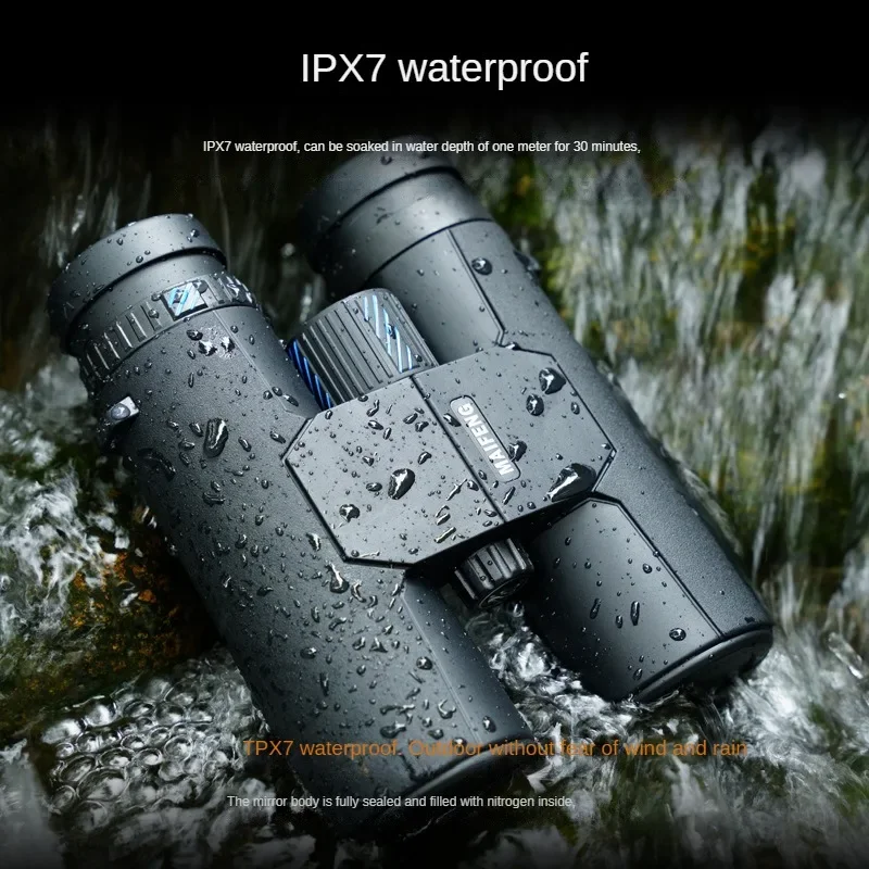 

2025 New Telescope 8X42 10X42 10X50 12X50 Dual Tube IPX7 Waterproof Nitrogen Filled SMC Film BAK4 Remote Telescope Camping