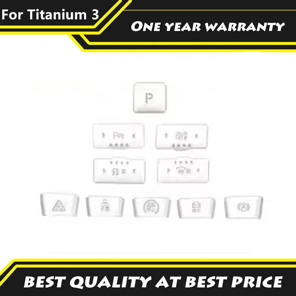Fit For Equation Leopard Titanium 3 Central Control Buttons Decorative Stickers Switch Stickers Modified Accessories Interior