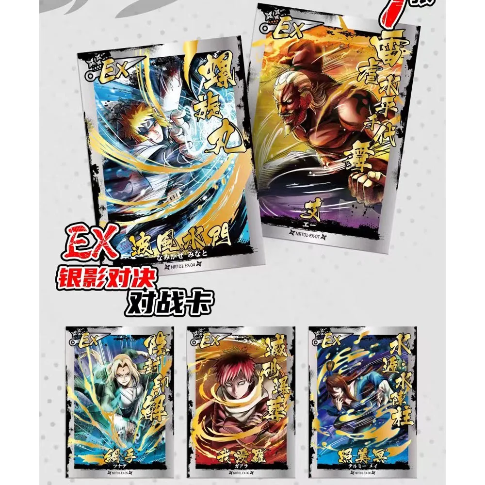 Wholesale Naruto Cards 4 Box Added SSP Complete Collection Series CollectionCard Naruto Kayou Cards Booster Box Children Toy Gif