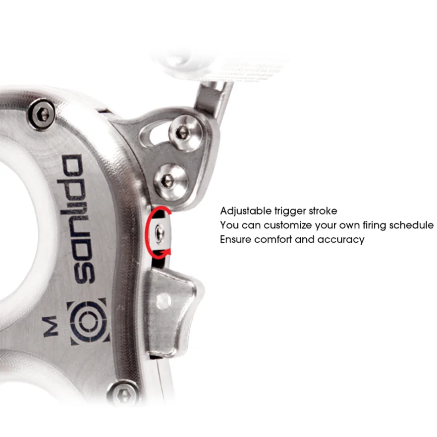 Imagem -05 - Sanlida Archery X10 Composto Bow Thumb Release Trigger Ajustável Cnc Finish Acessórios Alvo Archery