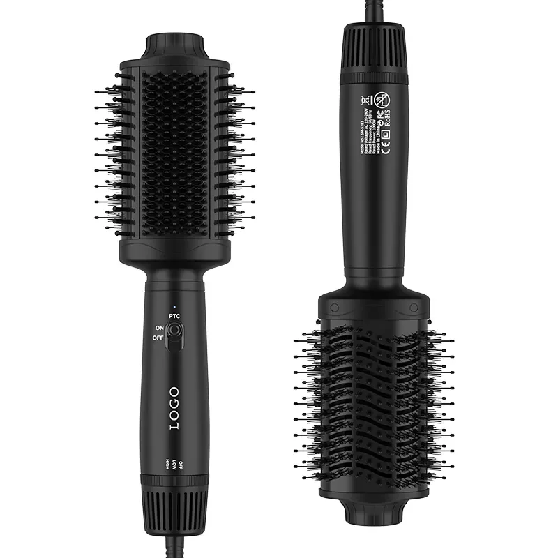 

Thermal PTC Heating Hot air Brush Custom All in One Hair Dryer Professional 1000w Blowout Hair Styler Hair Tool for Salon
