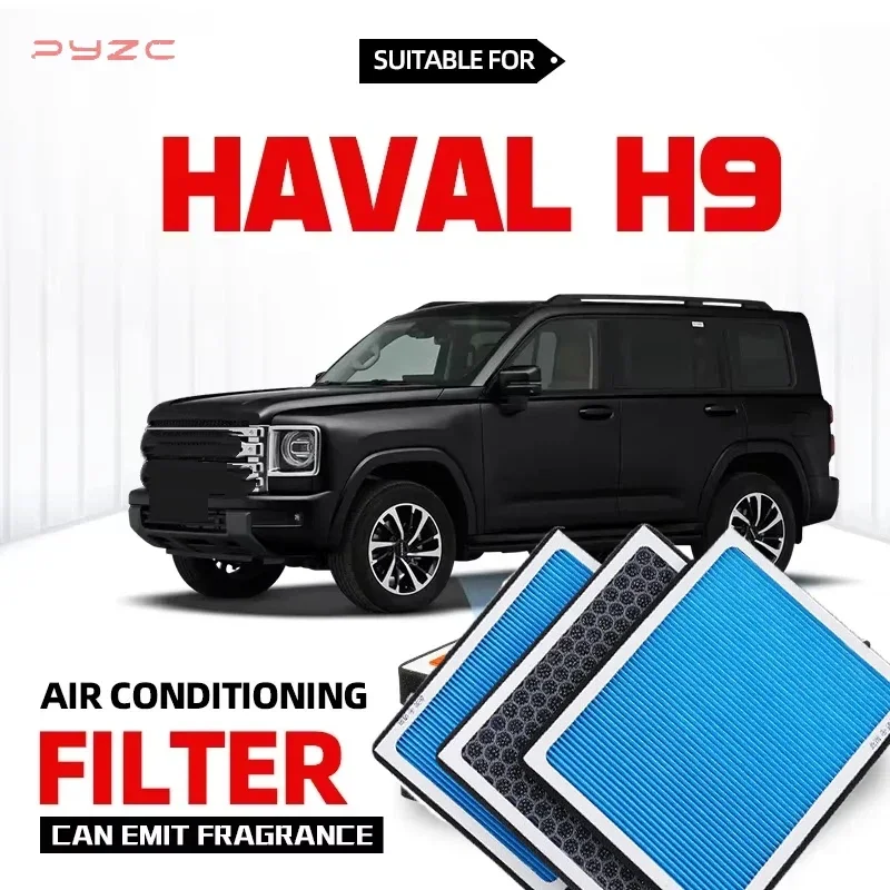 For HAVAL H9 Cabin Filter Air Filter Activated Carbon Air Conditioning Filter with Fragrance to Purify Car Cabin Air