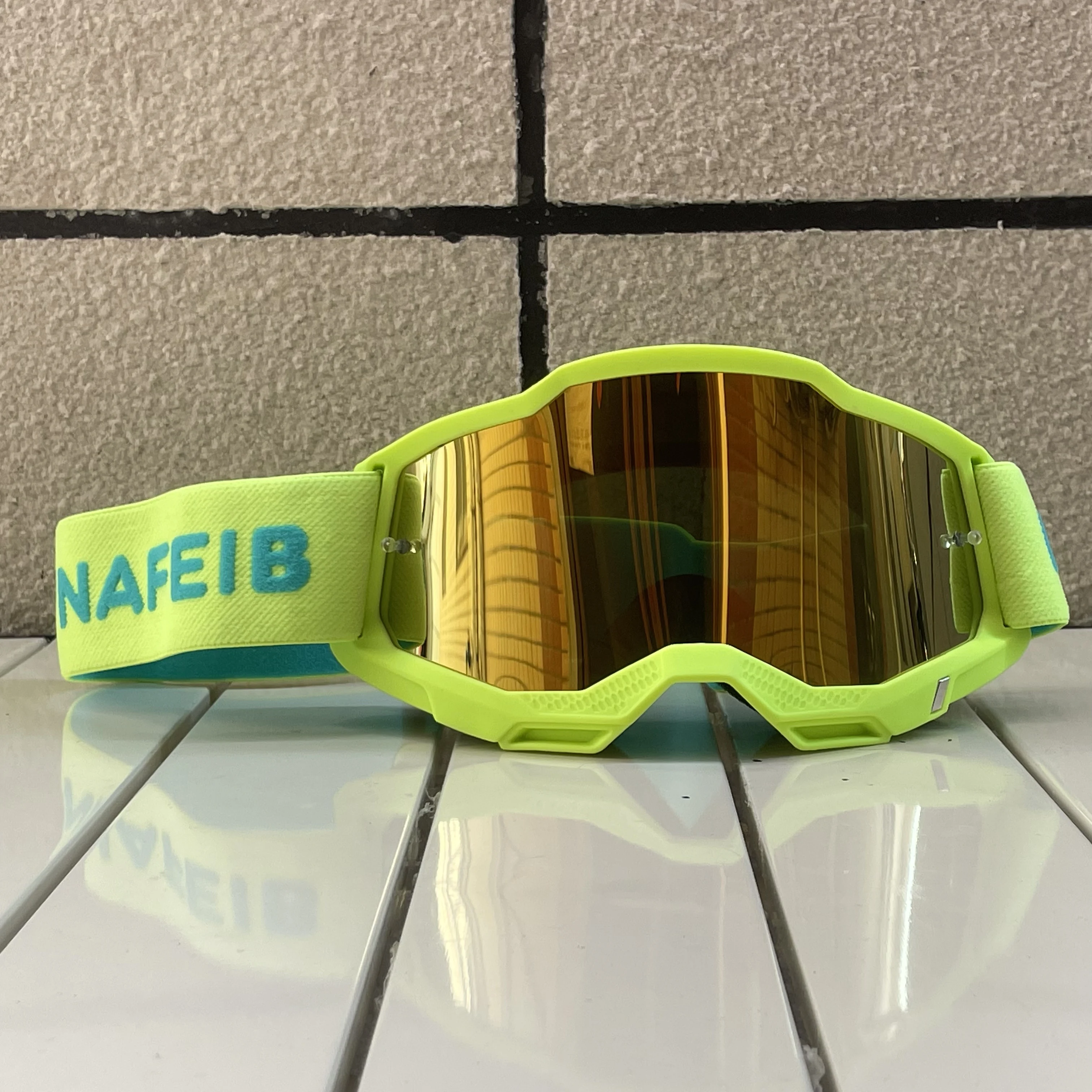 Men’s Moto Goggles - Anti-Fog Scratch-Proof, Dirt Bike/Cycling/Mountain Motorcycle Riding Glasses