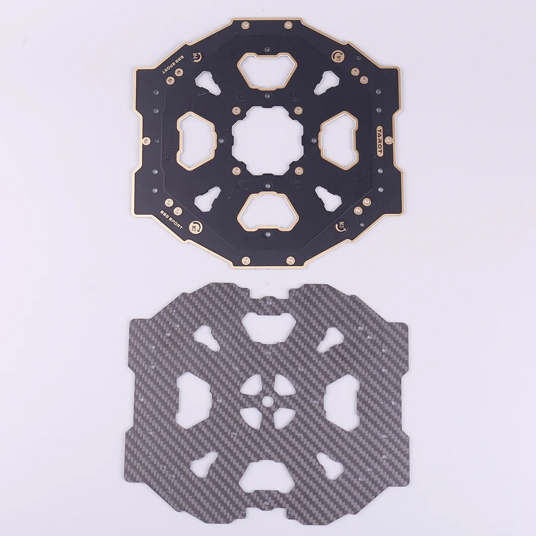 Tarot Agricultural RC Aircraft Carbon Fiber Center Plate Upper & Lower Covers Protection Special for 650Sport Model TL65S05