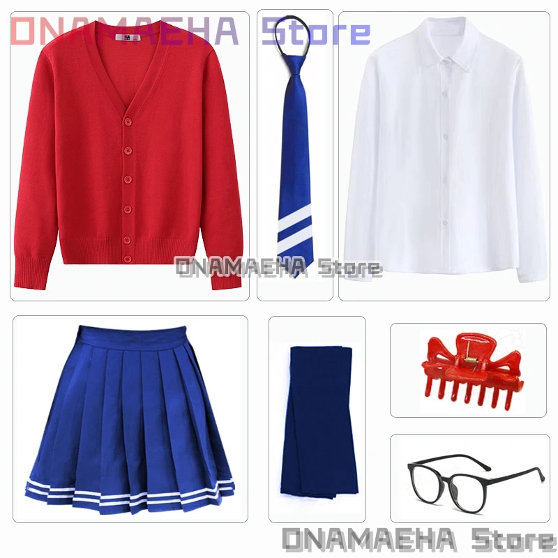 Костюм для косплея MiSide Crazy Mira, парик 40 см, женский парик для ролевых игр, наряд первой необходимости, наряд на Хэллоуин, жуткий мита, праздничная одежда