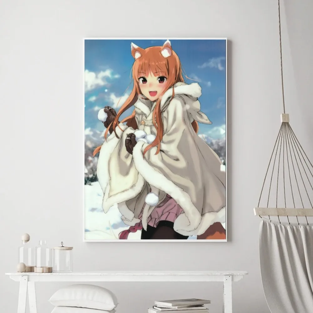 Anime S-Spice and Wolf Poster stampe Poster pittura murale camera da letto soggiorno Wall Bar ristorante Sticker piccolo