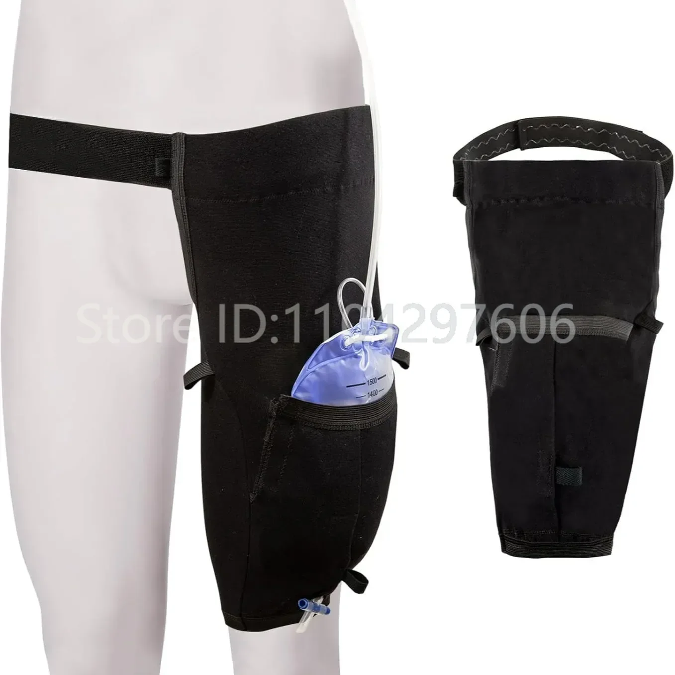 

1 Pcs Urine Catheter Leg Holder Urinary Incontinence Supplies Adjustable Thigh Fixation Cover Drainage Strap Walkable Breathable