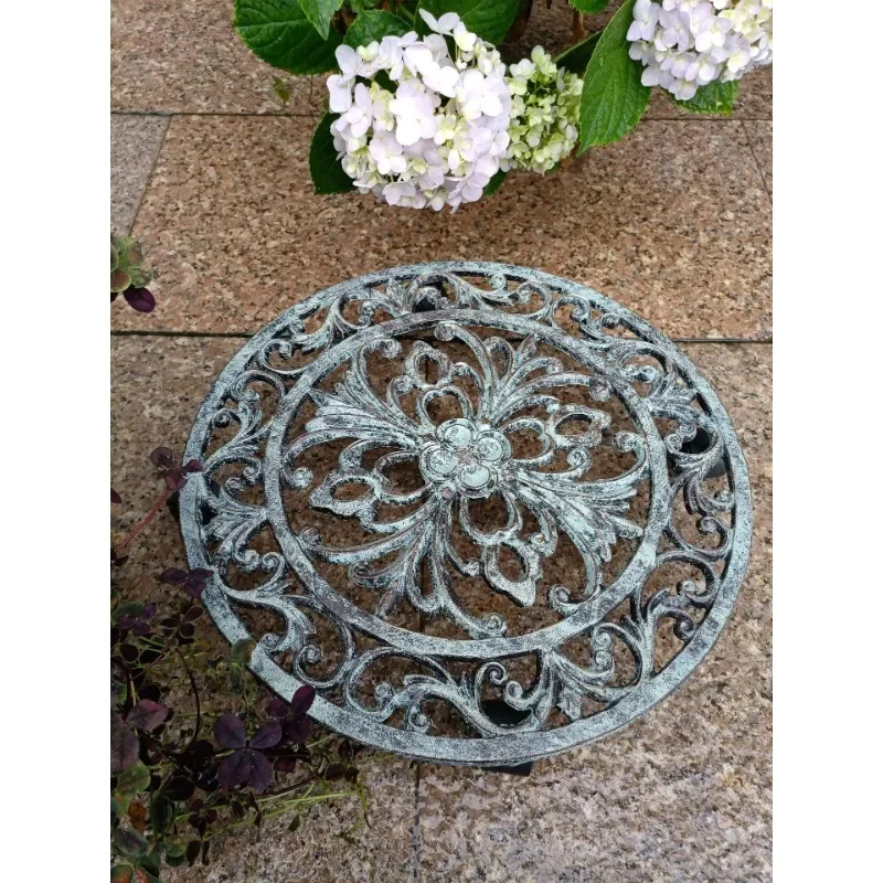 

Universal wheel mobile tray flower pot holder stand gardening garden