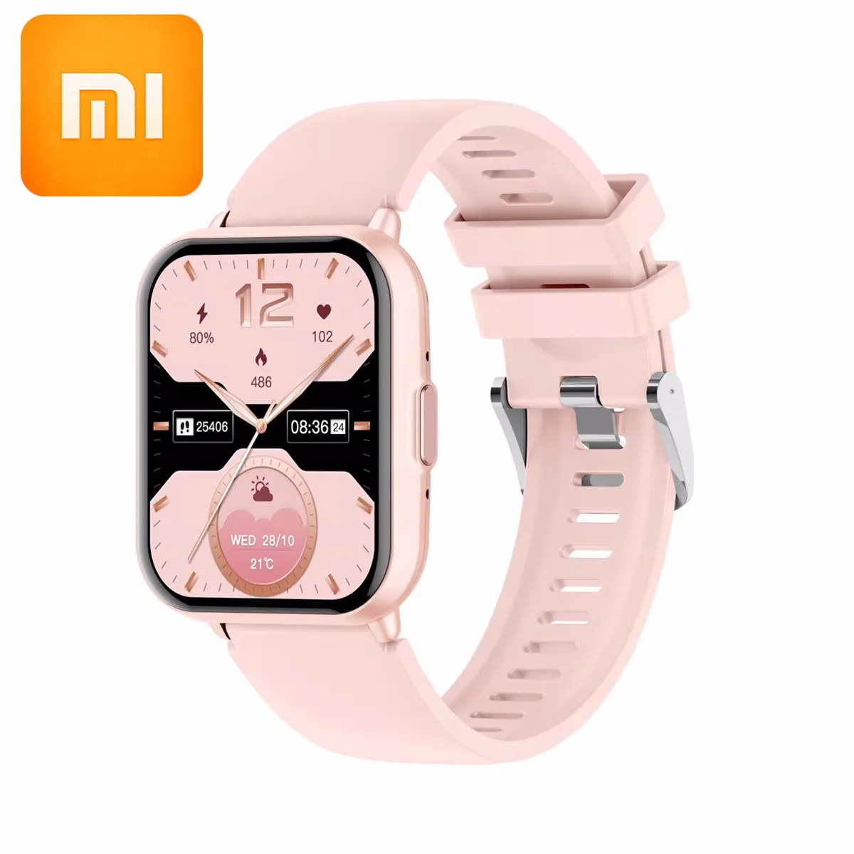 Женские умные часы Xiaomi, водонепроницаемые, 1 АТМ, голосовой помощник, напоминание WhatsApp, пользовательские циферблаты, умные женские часы для Android IOS Женские умные часы Xiaomi, водонепроницаемые, 1 АТМ, голосовой помощник, напоминание WhatsApp, пользовательские циферблаты, умные женские часы для Android IOS