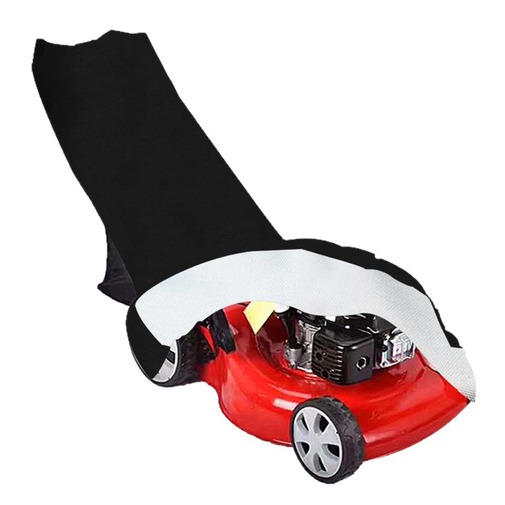 

Outdoor Lawn Mower Cover Waterproof UV Protected with Secure Drawstring Fit for Walk Behind Mowers 188x99x64cm