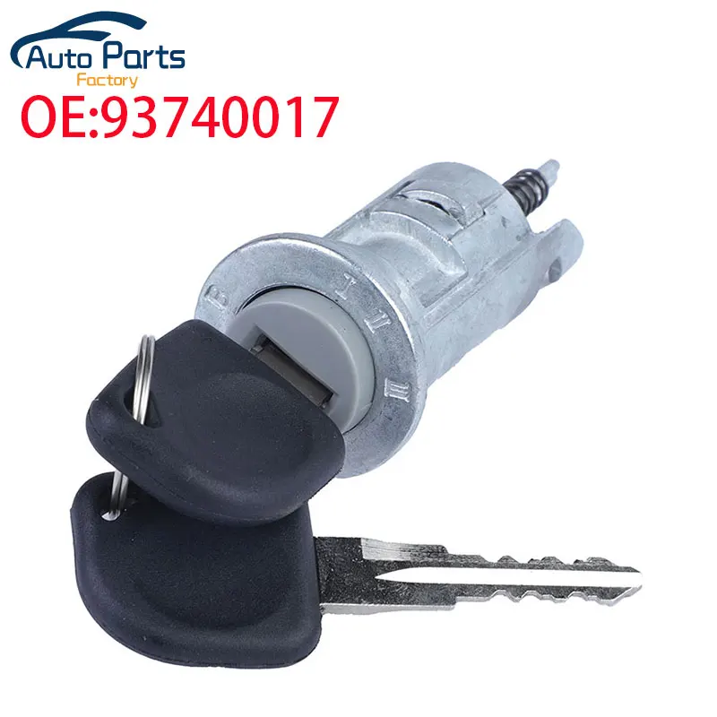 New Ignition Lock Cylinder & 2 Keys For Chevrolet Spark Daewoo Matiz 93740017 96618611 96618614 93740457