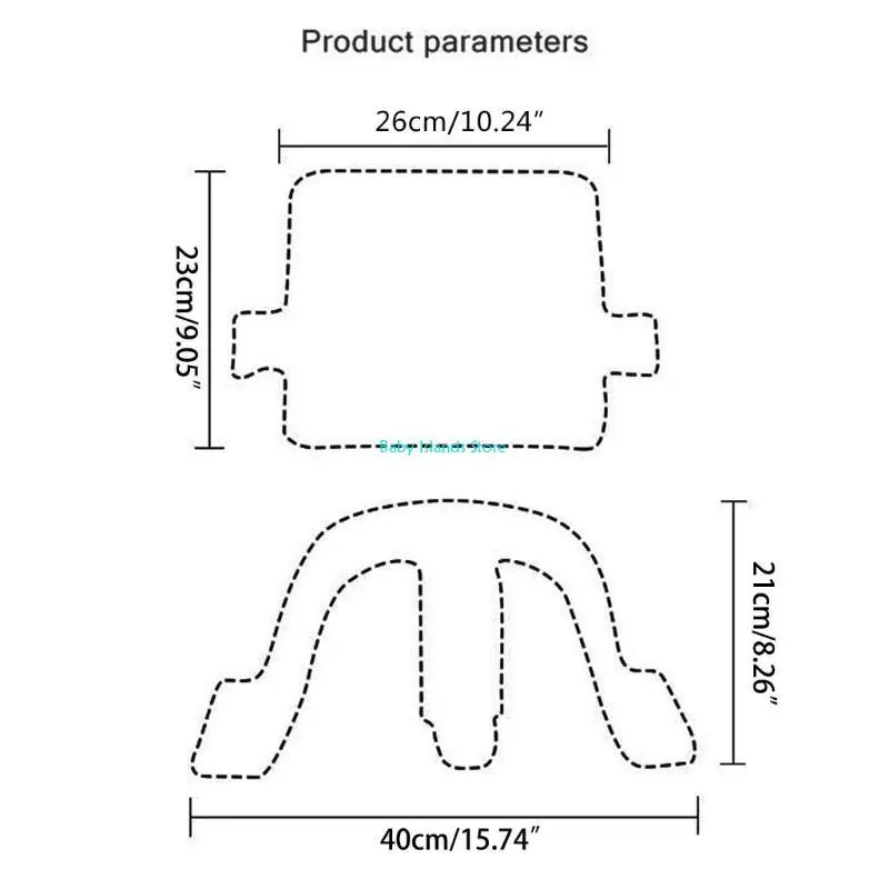 K92D كرسي مرتفع محمول سياج أمان مسند ظهر سهل التركيب كرسي طعام للأطفال مقعد سفر لكراسي طعام Stokk العالية #6