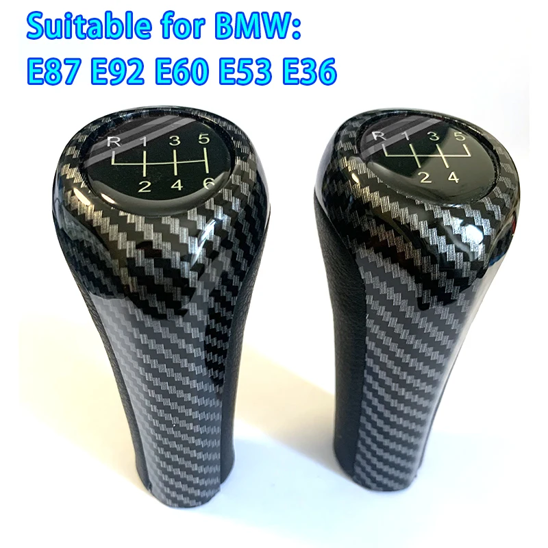 

043 Shift Button Suitable For BMW Gear Shift Knob E87 E92 E60 E53 E36 Transmission 5/6-speed BMW Models Gear Lever Head Shifter