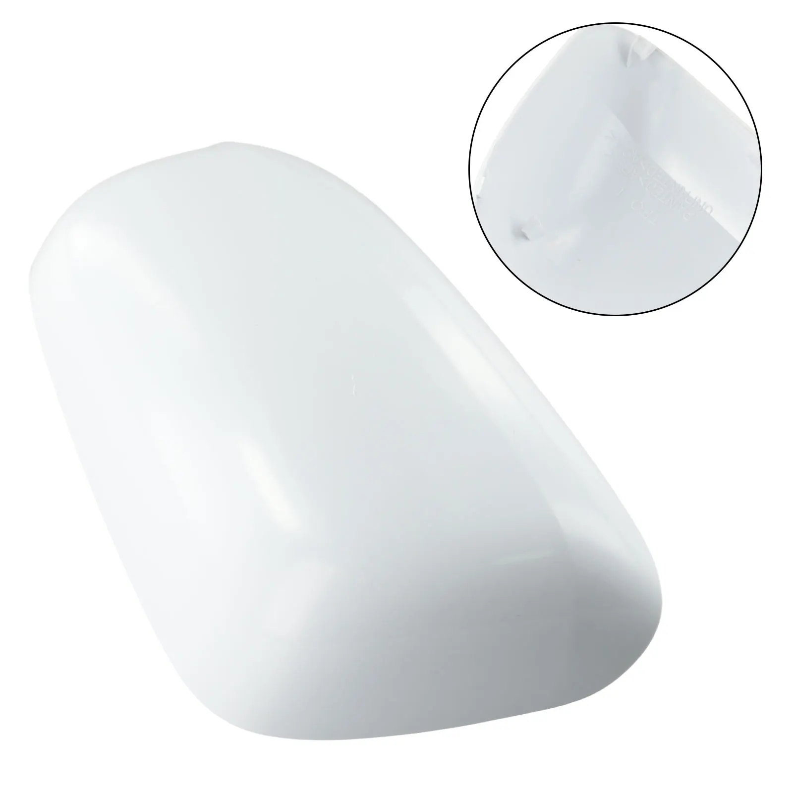 Cubierta de espejo retrovisor blanco, accesorio único de Ajuste de 1 piezas, carcasa de plástico izquierdo, reemplazo Popular, gran oferta