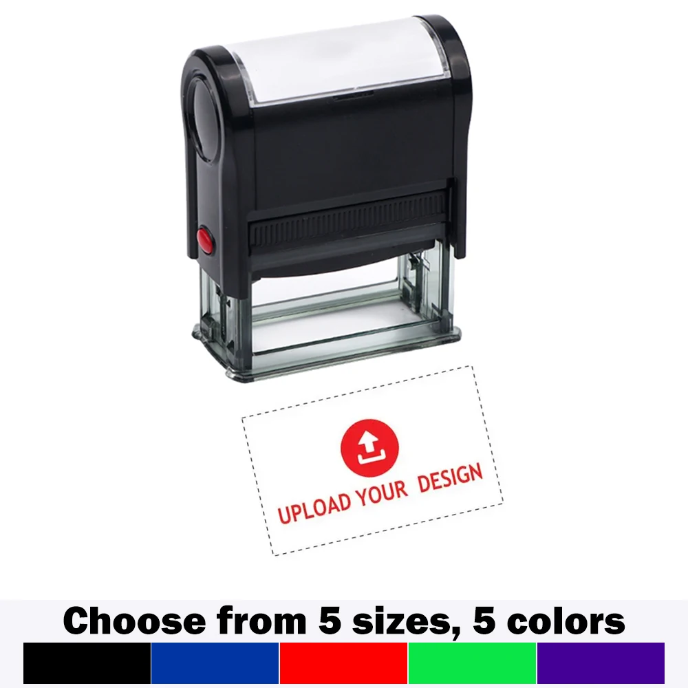 Custom Self Inking Stamp Custom Text Press-type Inking Stamps for Business Supplies Custom Personalized Business Address