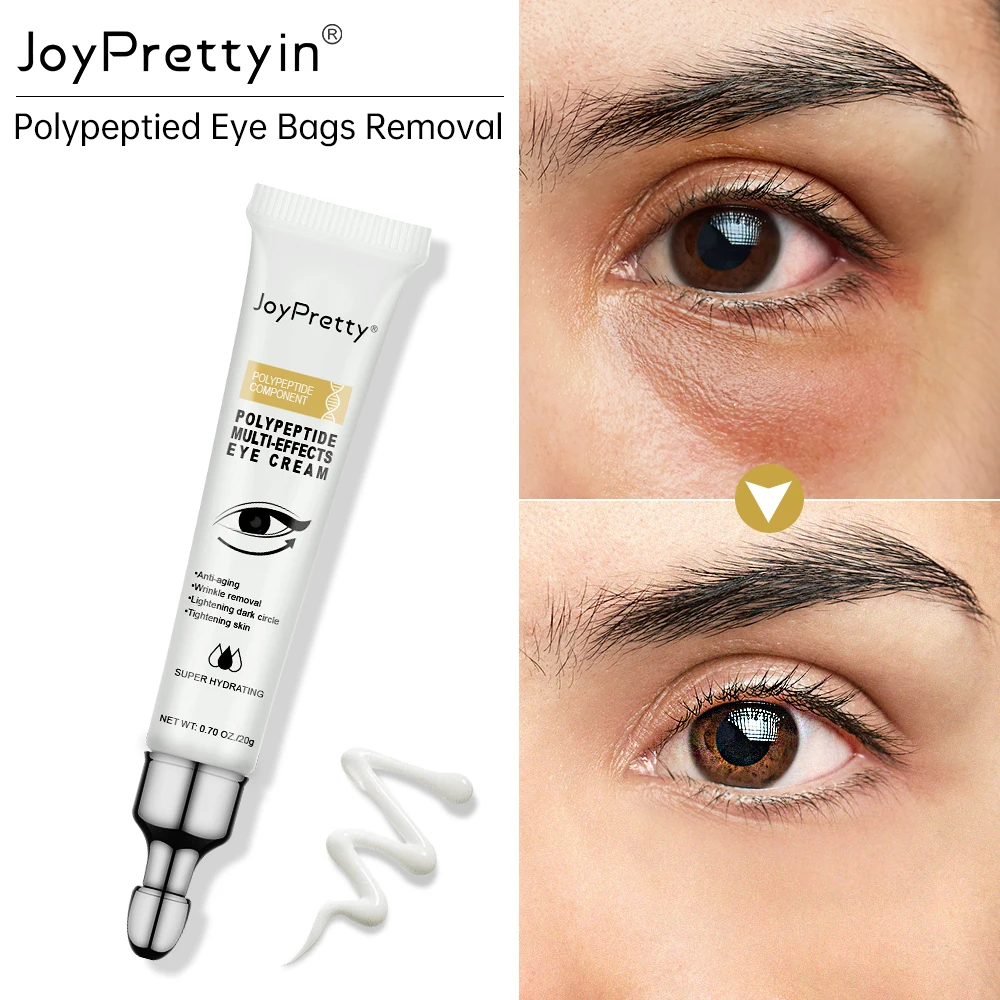 Joypretty Peptide Eye Cream Dark Circles Bags Removal Eyes Contour Corrector Anti-Wrinkle Anti-Aging Skin Care Creams Whitening