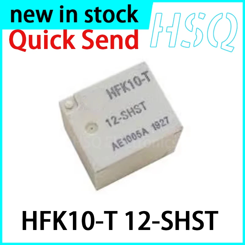 2PCS HFK10-T-12-SHST HFK10-T 12-SHST New Automotive Relay High-Temperature Resistant Normally Open Dual 12V